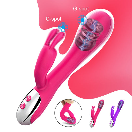 2 Motors Rabbit Vibrator Sex Toys For Women Clitoris Powerful Stimulation Silicone Dildo Vibrators Female Goods for Adults 18