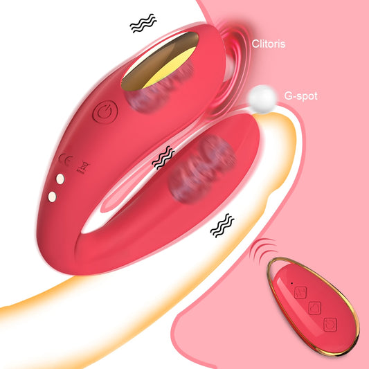 2 Motors Wireless G-Spot Vibrator For Women Clitoris Stimulator Soft Silicone Female Masturbator Sex Toys For Couples Adults