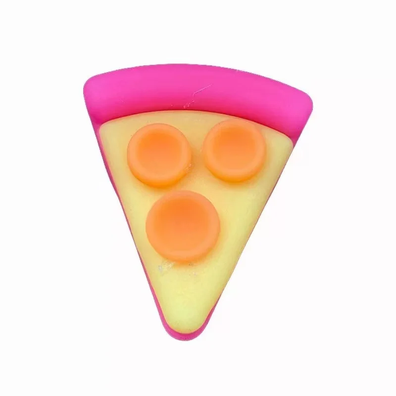 Sanqi Elan® Triangle Pizza Slice Tactile Sensory Squeeze Toy (3 Colors)