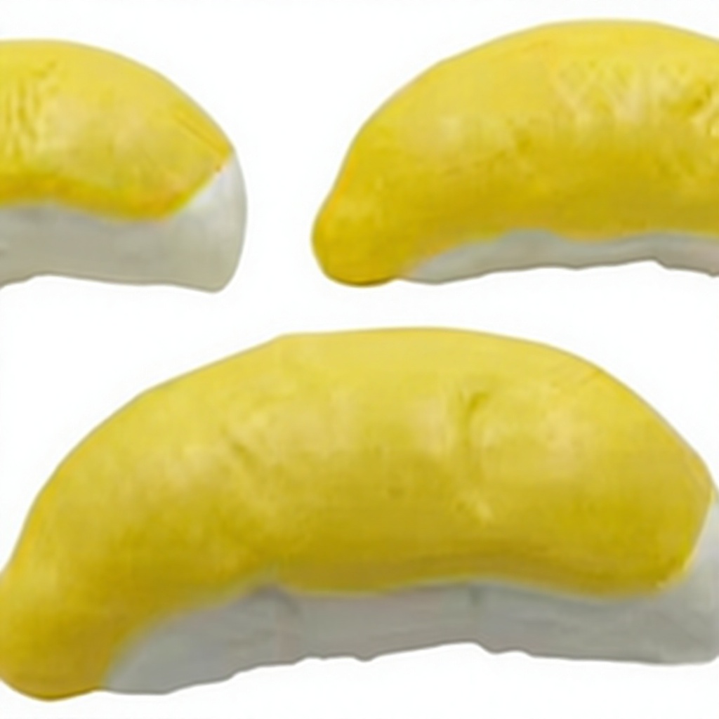 Sanqi Elan® Durian Fruit Shape PU Foam Anti-Stress Sensory Fidget Squeeze Ball for Girls Boys Kids