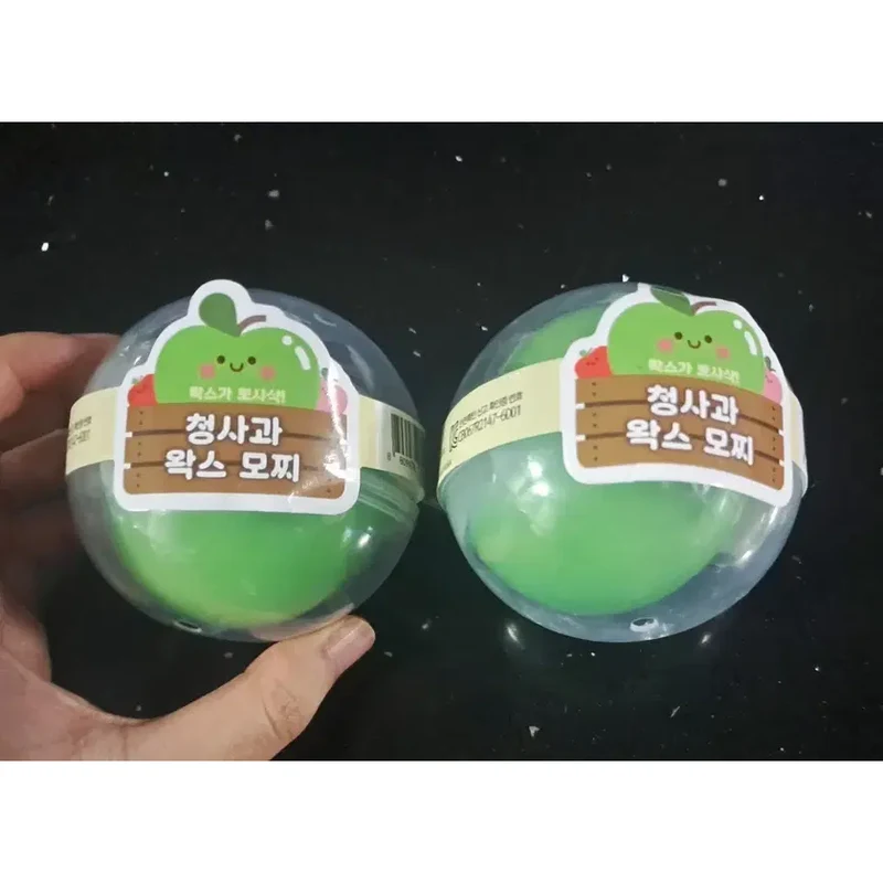 Green Apple Wax Mochi Twin Squeeze Ball Duo Set
