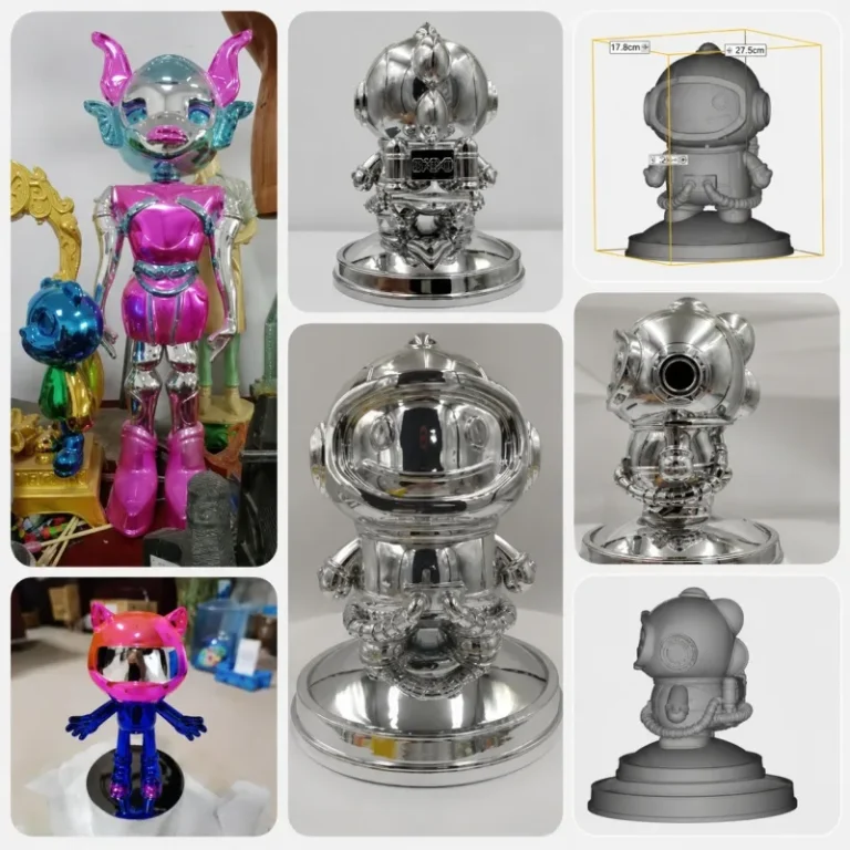Designer resin figurines for artists and toy brands