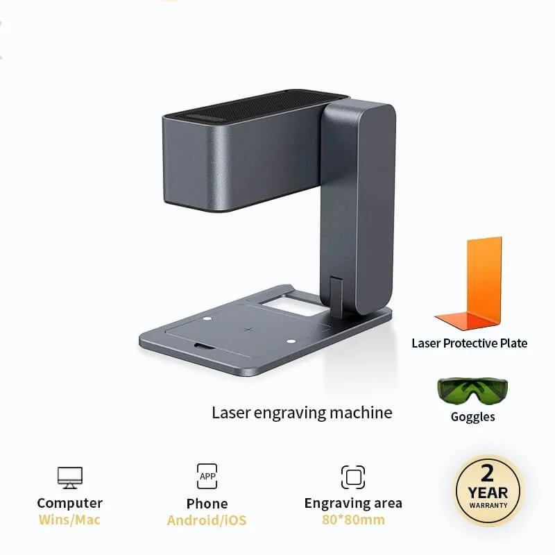 DIY customization photo leaf engraving UV laser marking machine