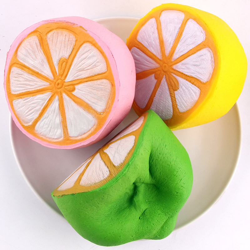 Sanqi Elan® SQ-LEMON Jumbo Scented Lemon 11cm Super Slow Rising Squishy