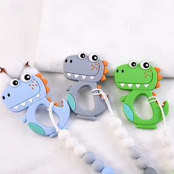 Baby Teether Infant Teether Teething Toy Teething Stick Teething Ring Silicone Teether...