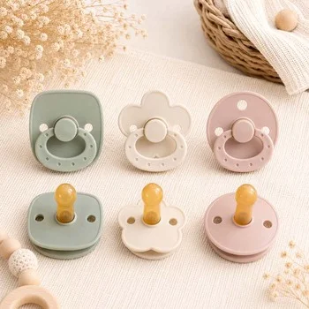 Baby Pacifier Soother Arc Type Medium Flow Custom Logo BPA Free Food Grade Eco Friendly PP...