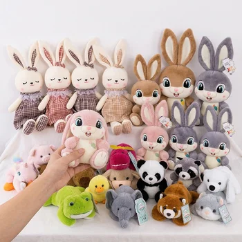 Custom Kawaii Plush Toy Stuffed Animals Plushie Soft Plush Toys Assorted Cute Bunny Rabbit...